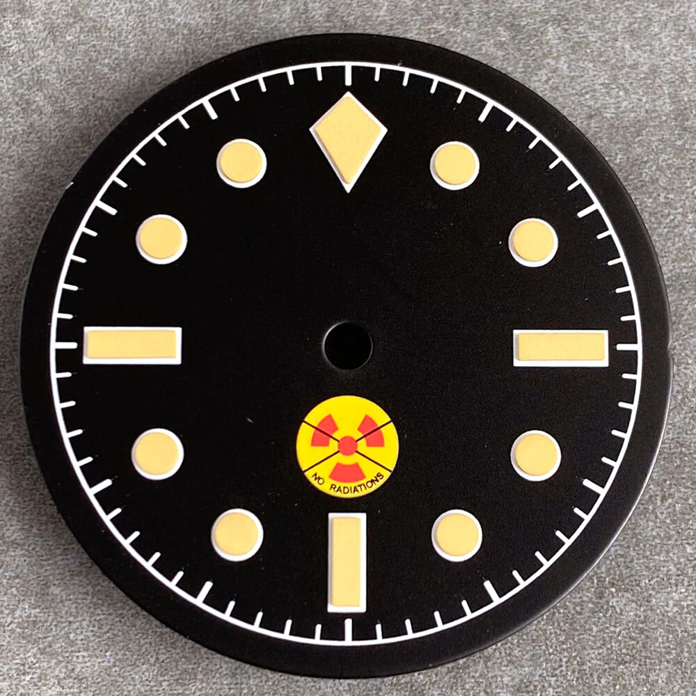 29mm Watch Dial Luminous White Hand Fit NH35 NH36 PT5000 Miyota Diving Men Watch