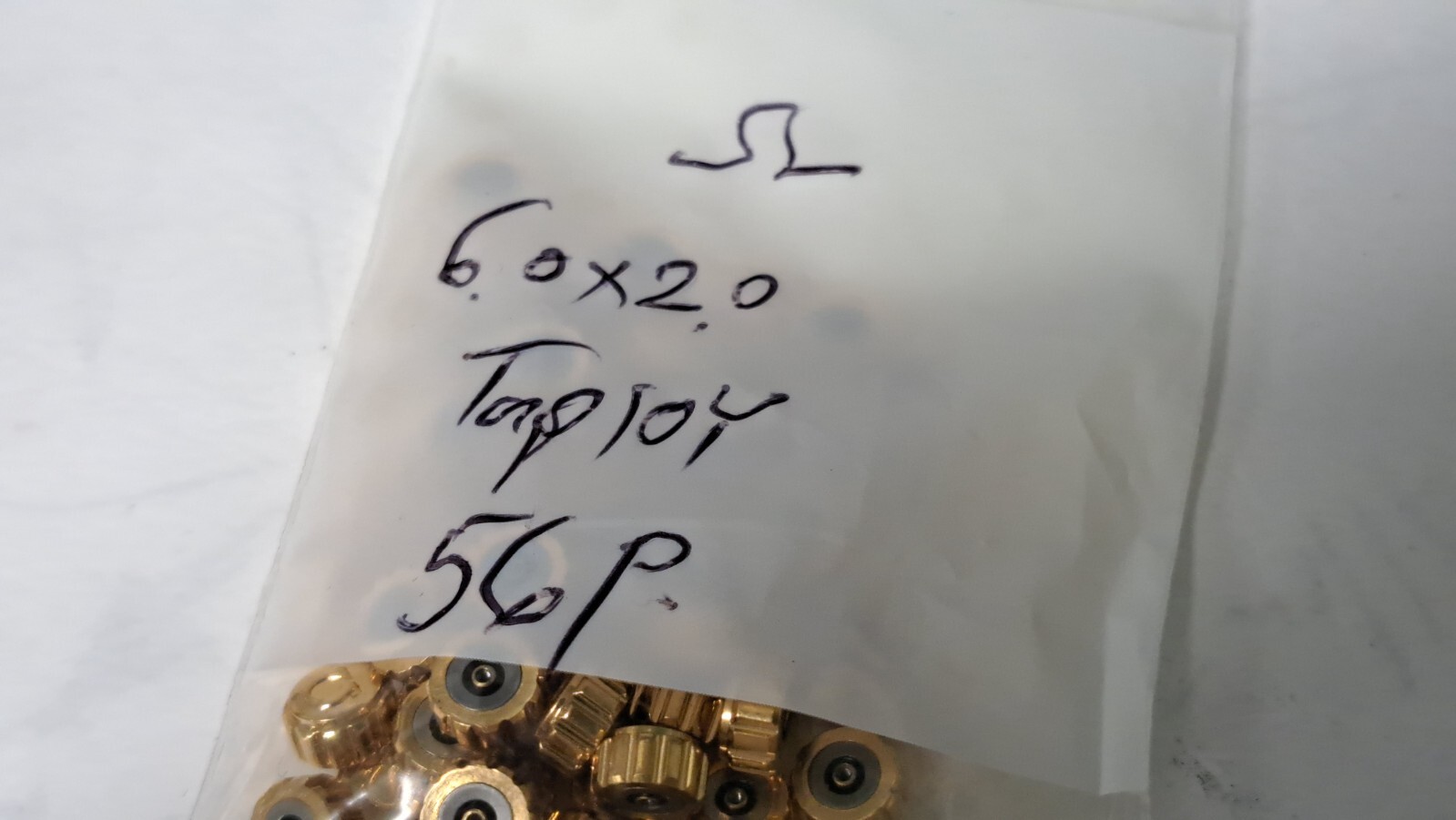 To fit OM CROWN Yellow bowl 6mm 6.0mmx 2.0mm tap 10 (0.90 thread) cauliflower fl