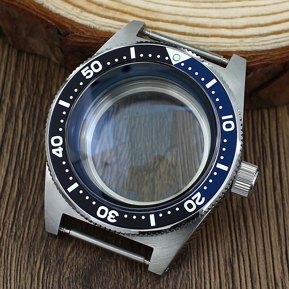 40mm 62MAS Mod Stainless Watch Case Sapphire For Seiko NH34 NH35 NH36 NH38