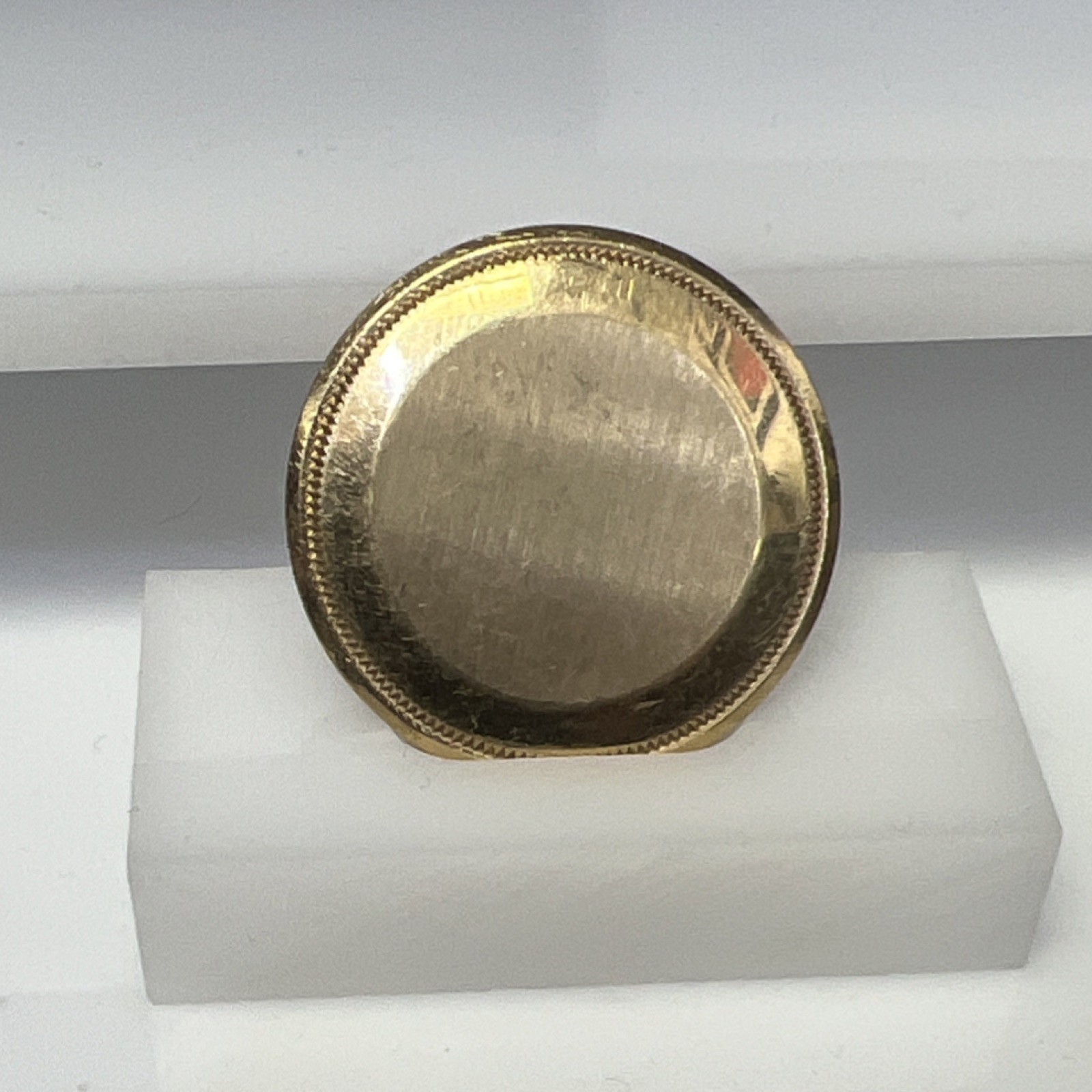 Rolex 18K Gold Watch Case Back with Gasket Gold Caseback 18000 18038 18048 18078