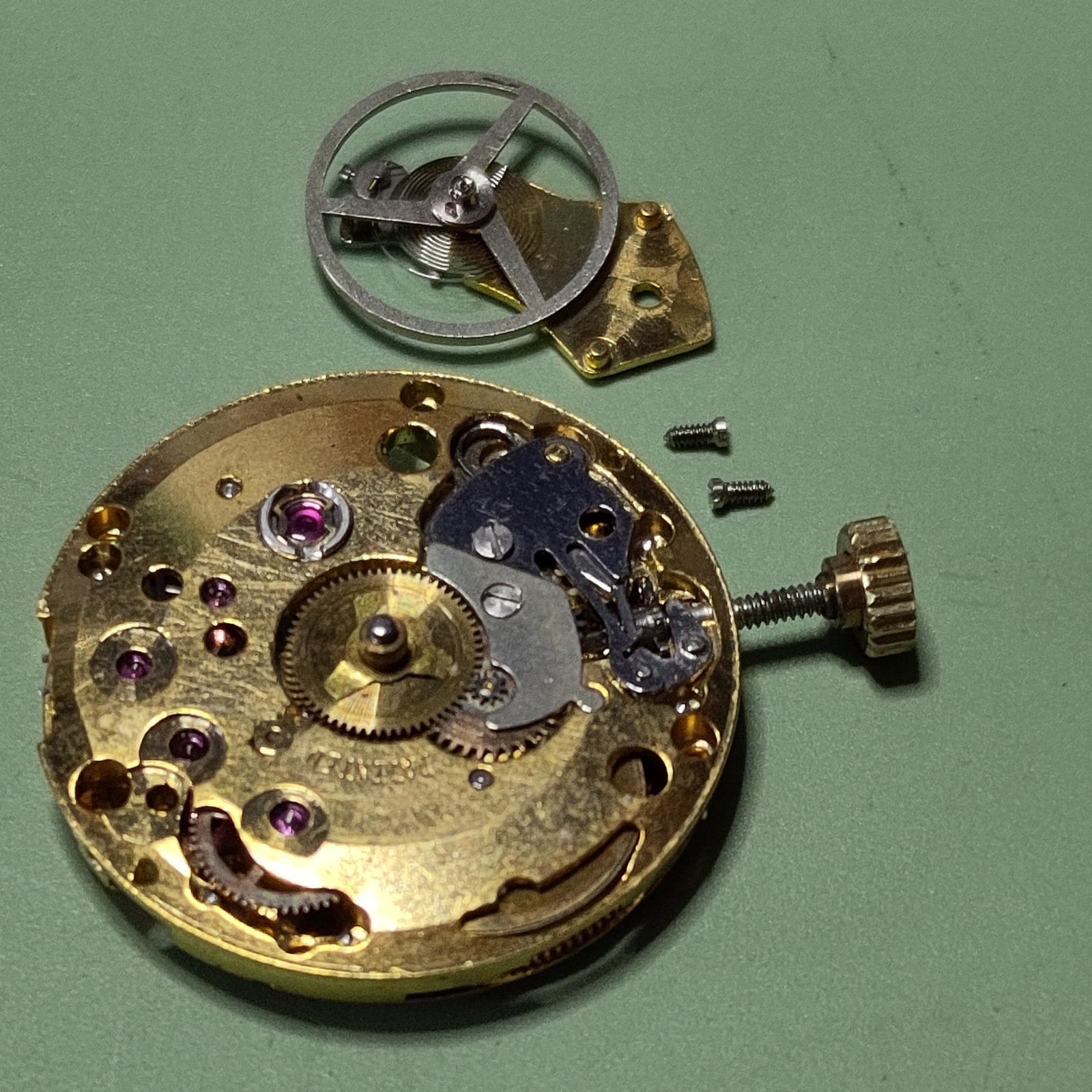ETA Calibre 2512 individual parts