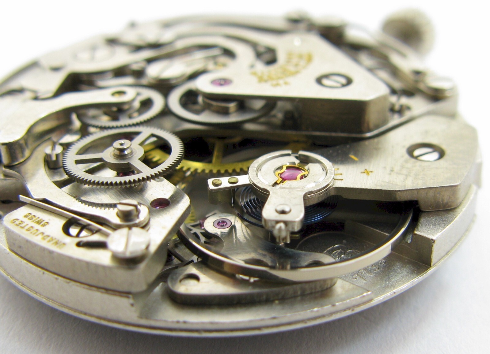 Wittnauer 14A chronograph Valjoux 7733 Watch Movement 17 jewels for parts …