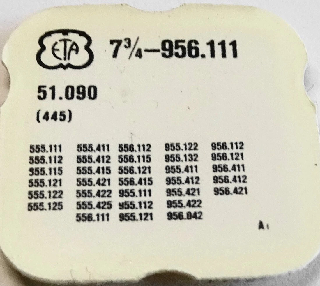 ETA ESA ETA 956.111 Lever Spring Part 445 555.111 555.112 555.113 555.115