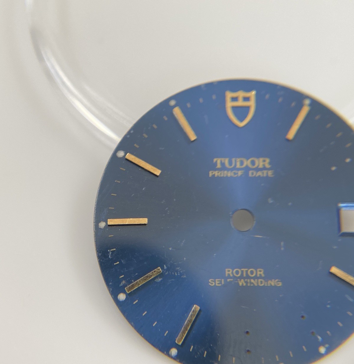 Genuine Tudor Prince Date Rotor 74000N Model Blue/Gold Cal. 2824-2 Dial