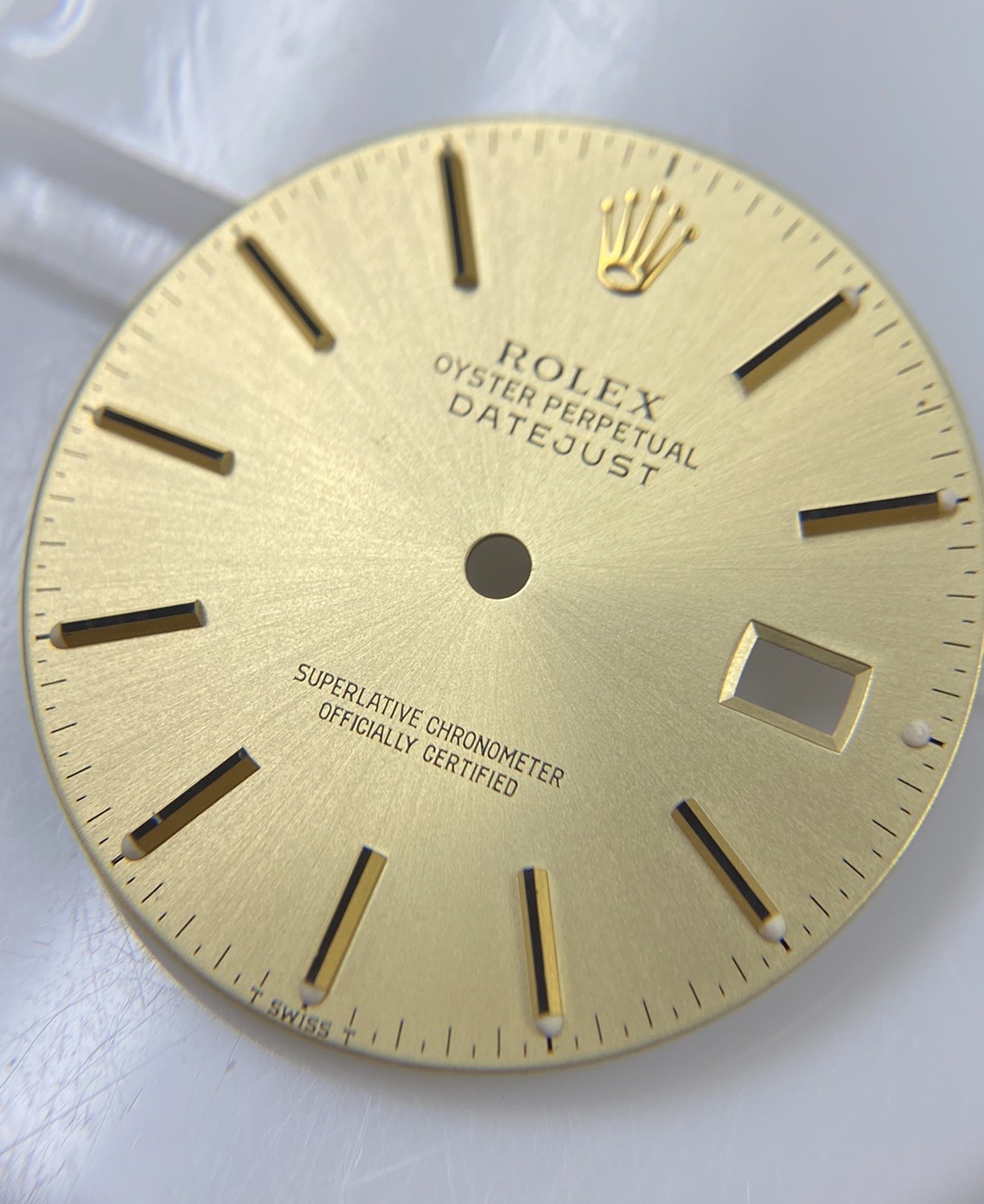 Genuine Rolex Datejust 36mm 16013 16233 Cal 3035/3135 Champagne Gold Dial
