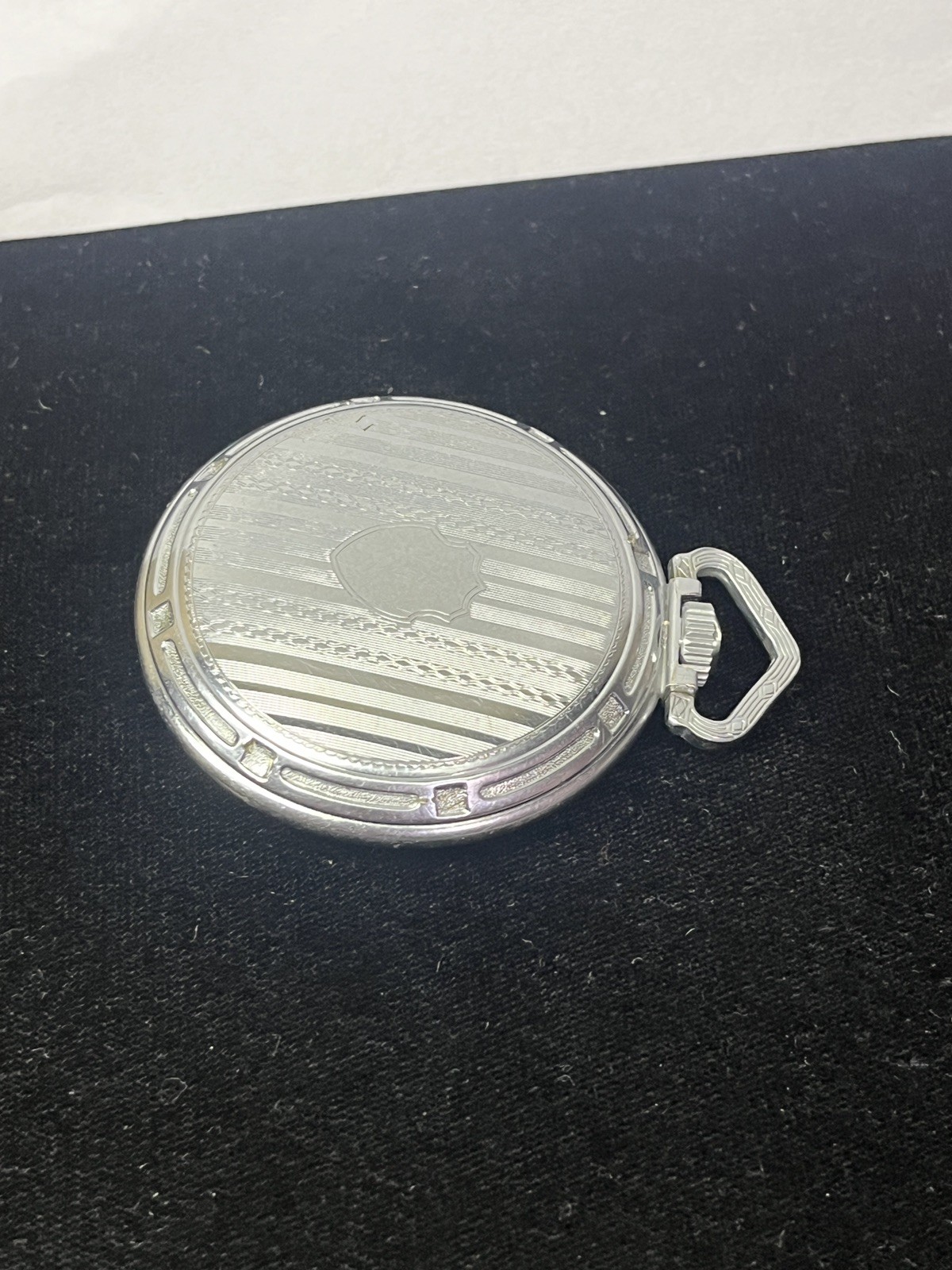 16S Ilinois Open Face Pocket Watch Case Glass Beveled Crystal BIN$ 49.99