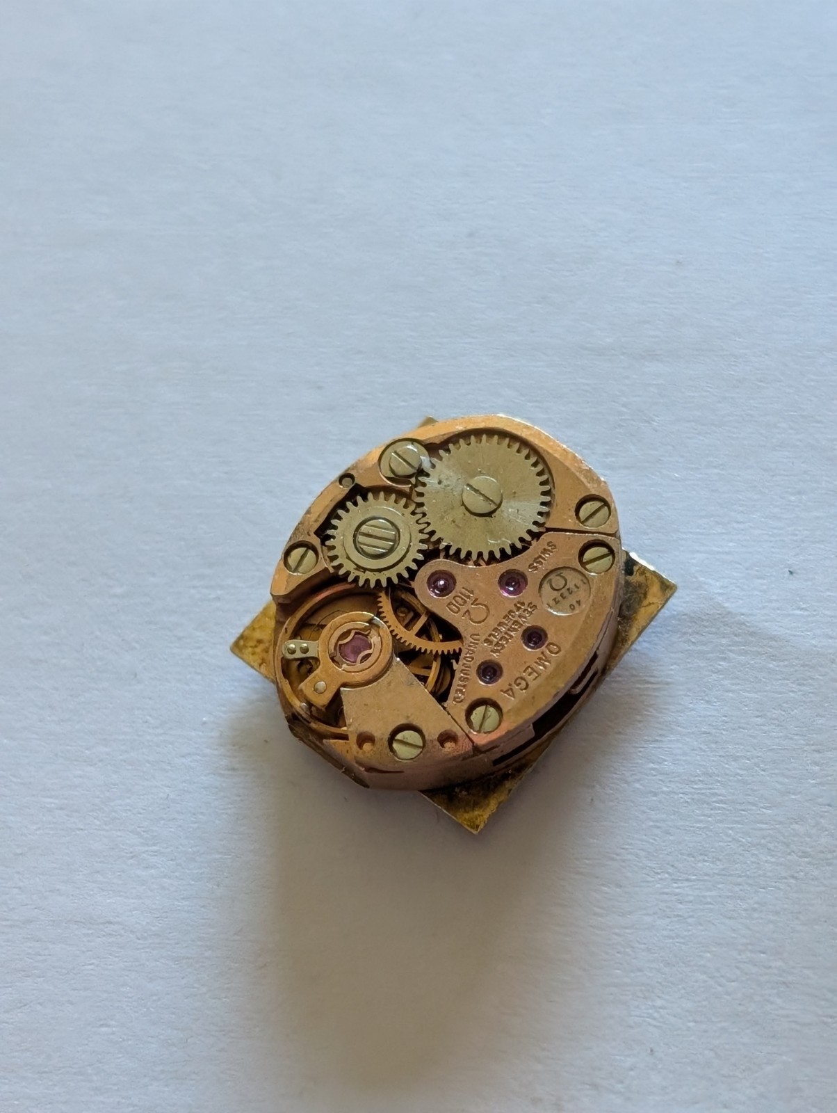 Vintage Omega 1100 Mechanical Watch Movement (Untested)