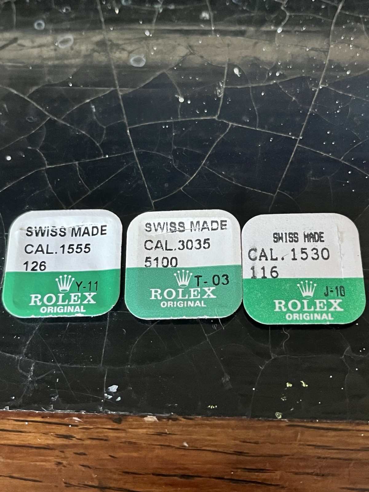 Rolex Lot NOS Watch Parts Cal 1555 3035 1530