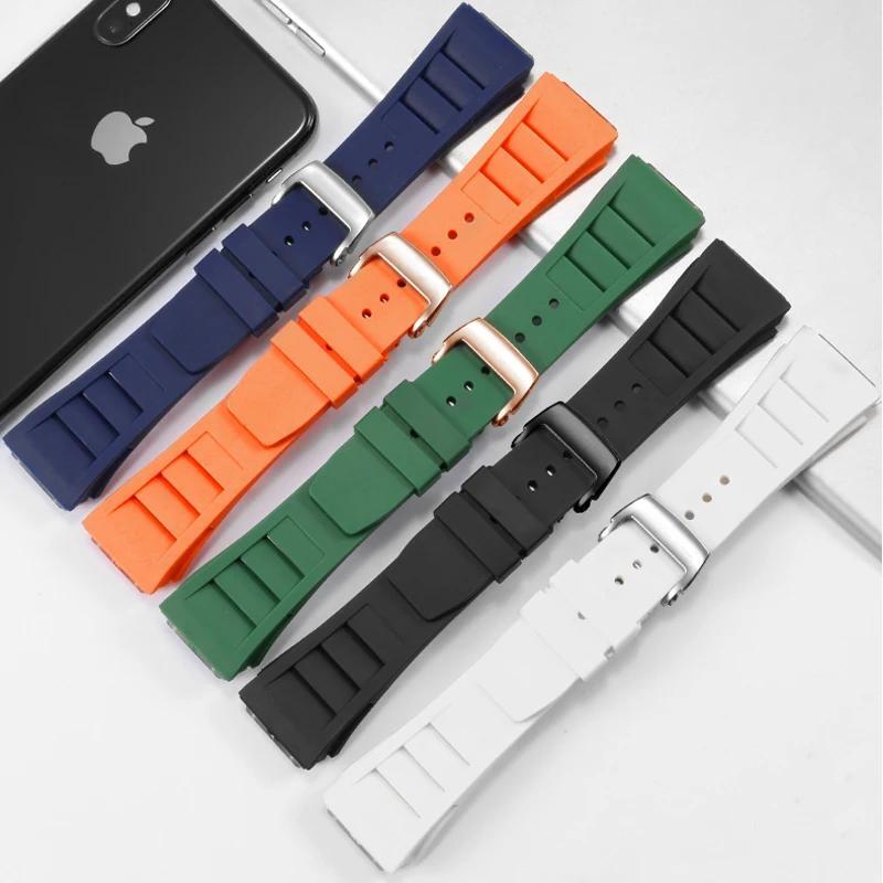 Rubber Watchband for Richard Mille Strap for Rm011 Mille Bracelet Watch Band