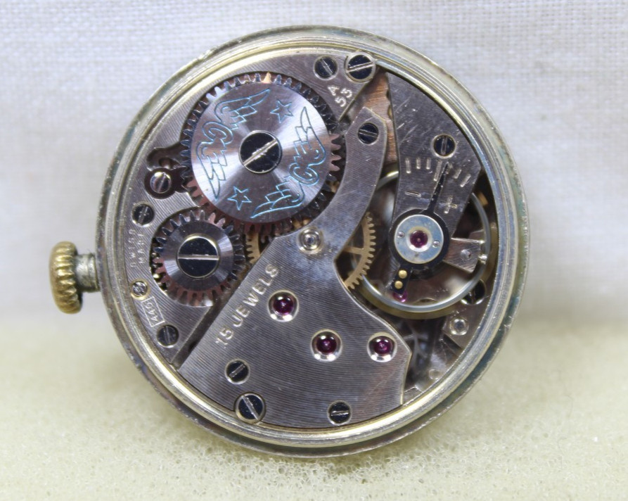 Rotary 15j. Cal. 440 / A53 Swiss Watch Movement Repair/Parts####