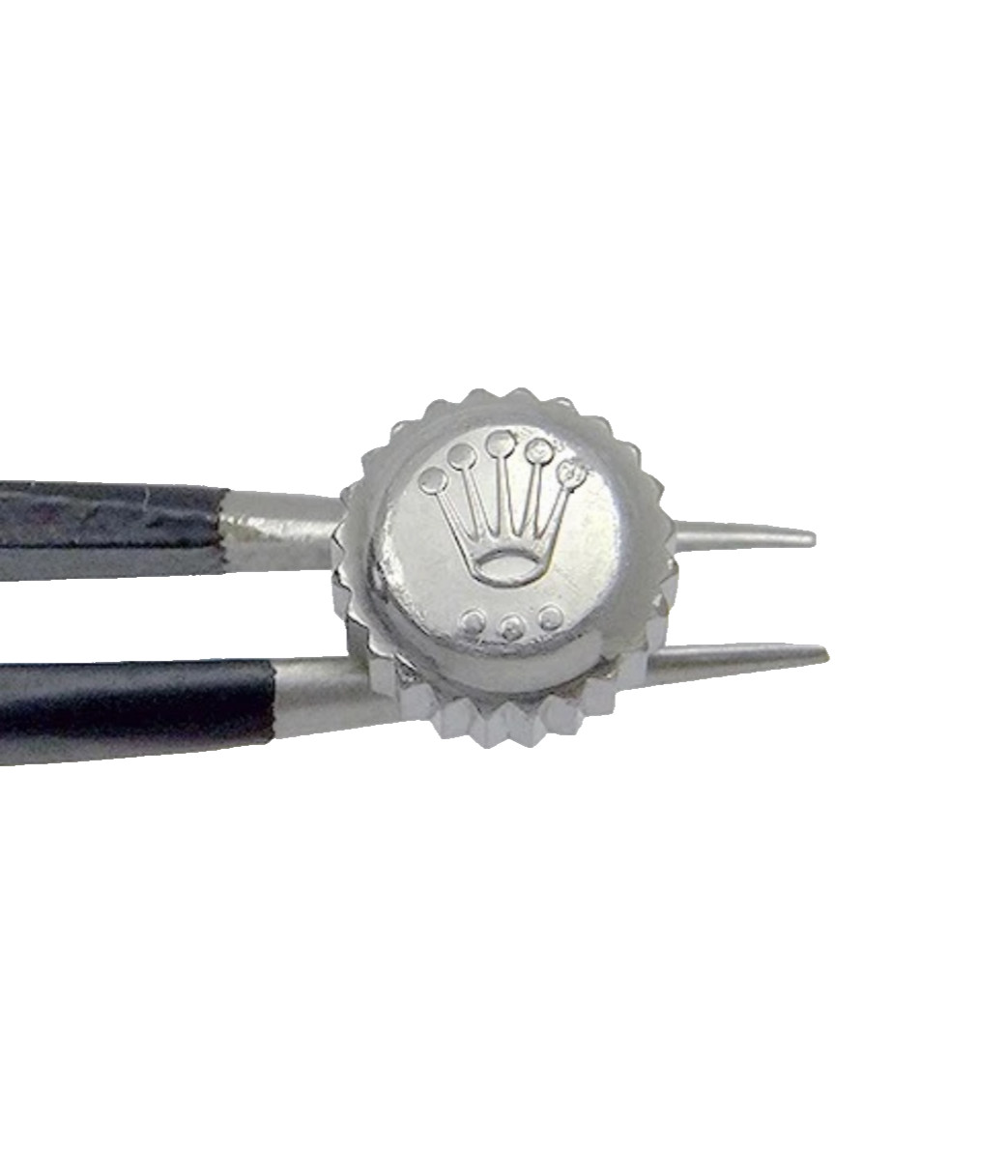 Genuine Rolex 7mm Stainless Crown 24-704-0. Fantastic Condition! #91252