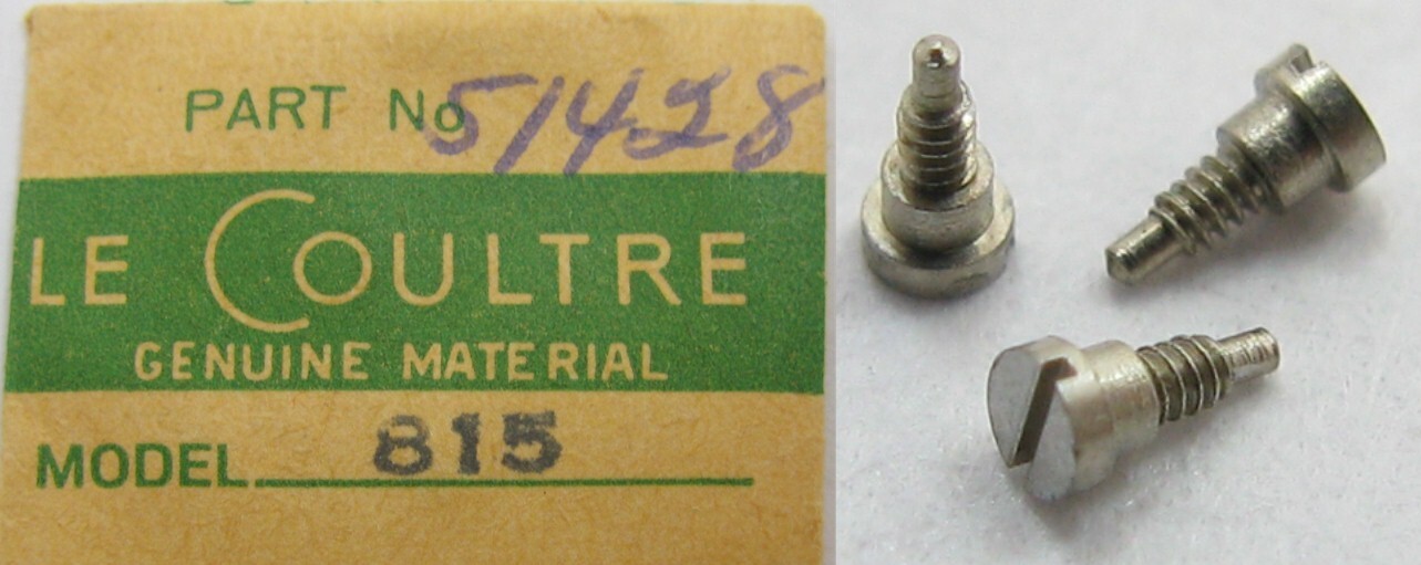 LeCoultre 815 watch movement part: one(1) screw for stop click #51428