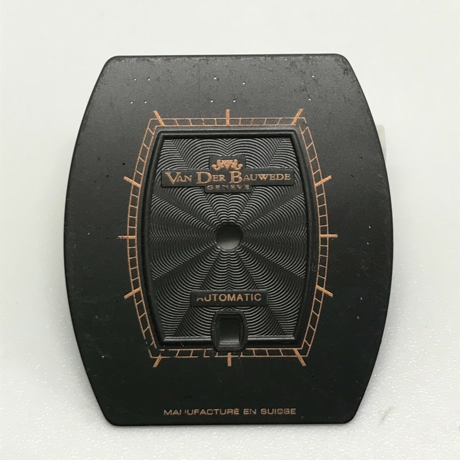 vintage Van Der Bauwede Automatic, Swiss 26.8 mm DIAL PARTS REPAIRS