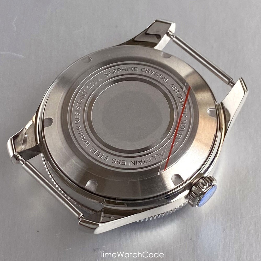 40mm NH35 Diving Watch Case Bubble Sapphire Fit NH36 NH38 PT5000 ETA2824 20BAR
