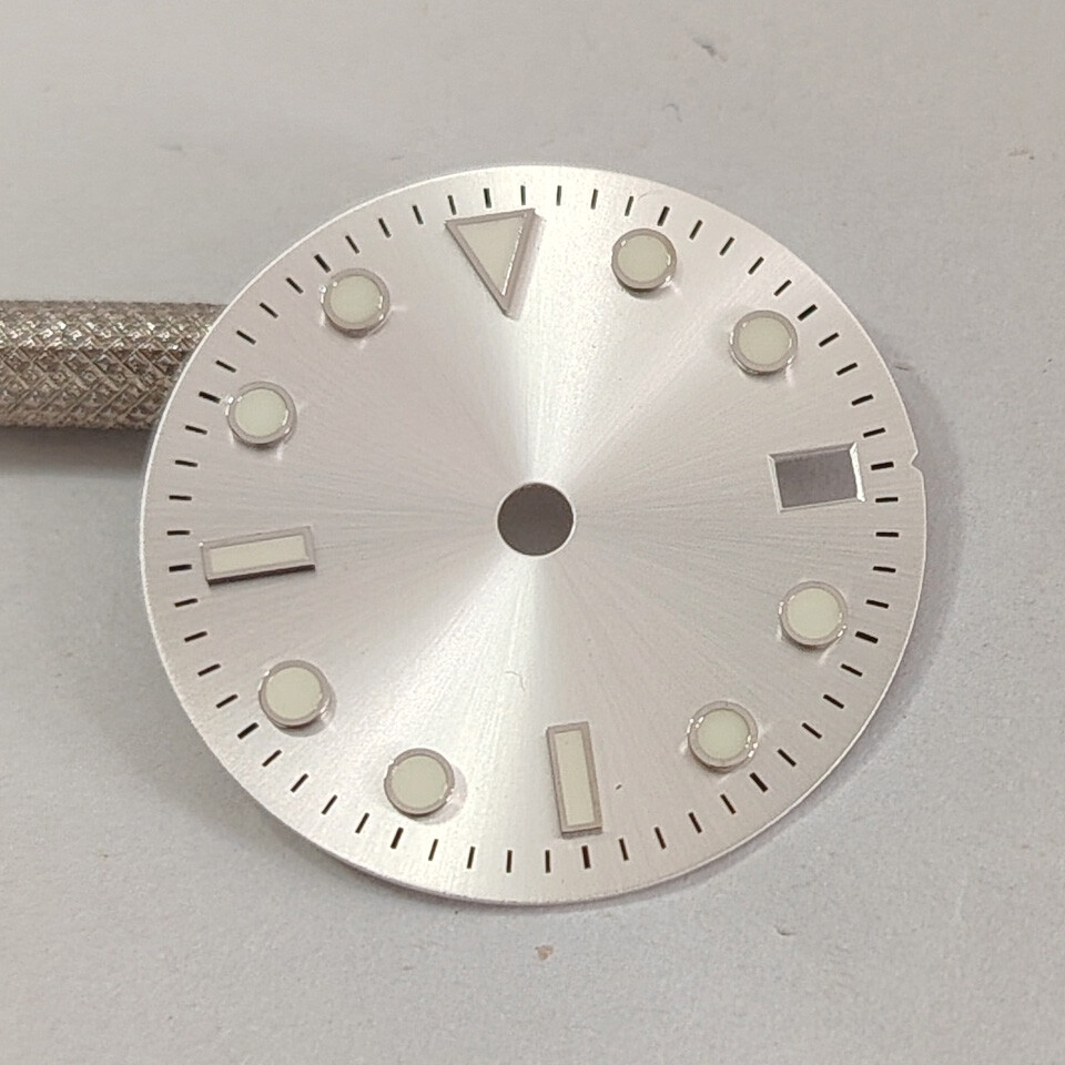 29MM Sunburst Dial No Logo GMT Dial Green Luminefor Japan NH34 Movement