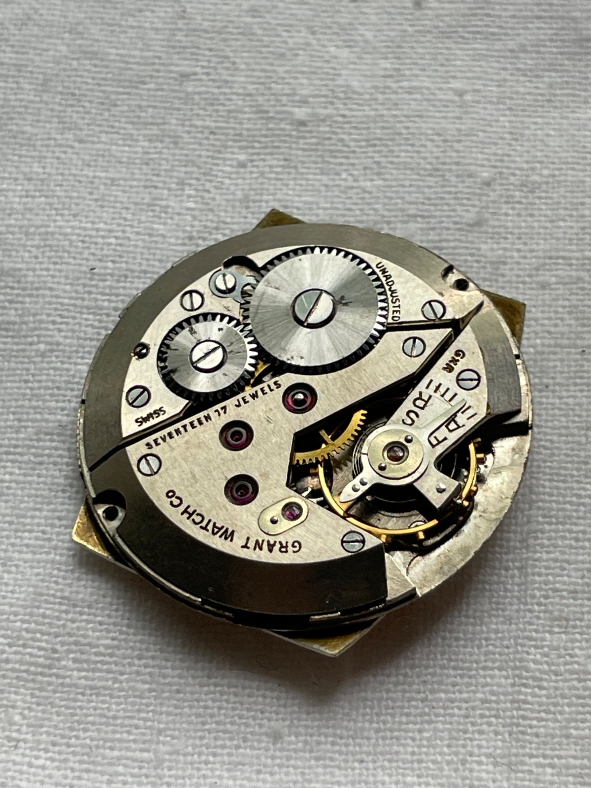 Grant watch – movement for mens watch TRY TO RUN, lot 0707