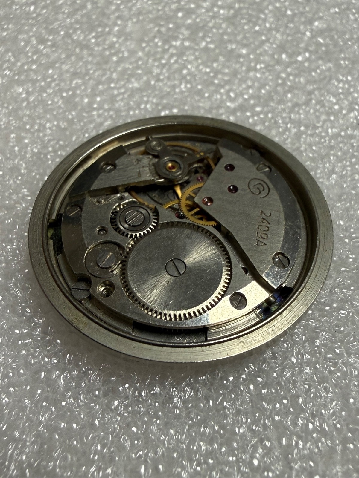 Watch movement USSR Vostok Cal.2409A plus Dial.For parts.