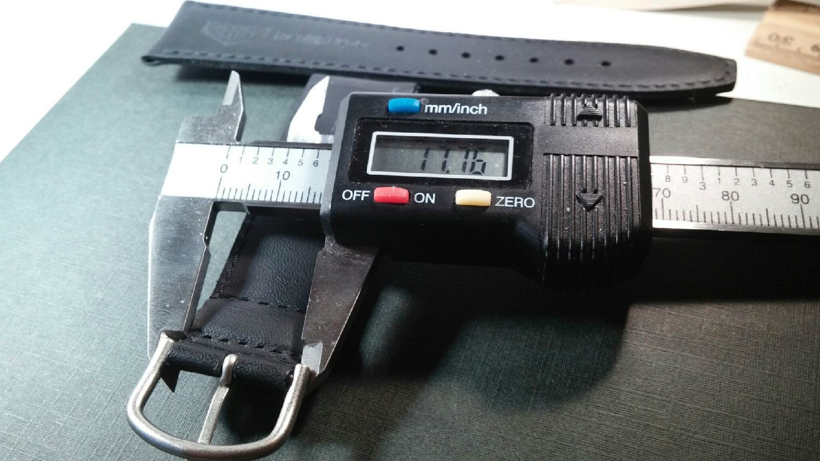 100% Genuine Tag Heuer BLACK Leather Watch Band 22MM – NEW