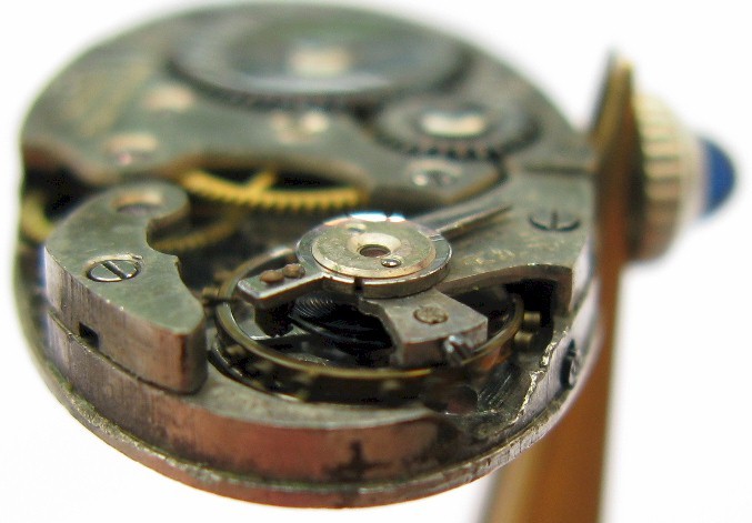 vintage Swiss oval Watch Movement P. Ditisheim & Winton for parts