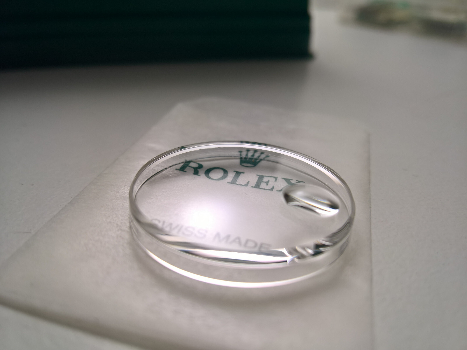 ULTRA RARE VINTAGE ROLEX DATE 15000 – 15008 – 5700N ACRYLIC GLASS B25-145 1 PCS