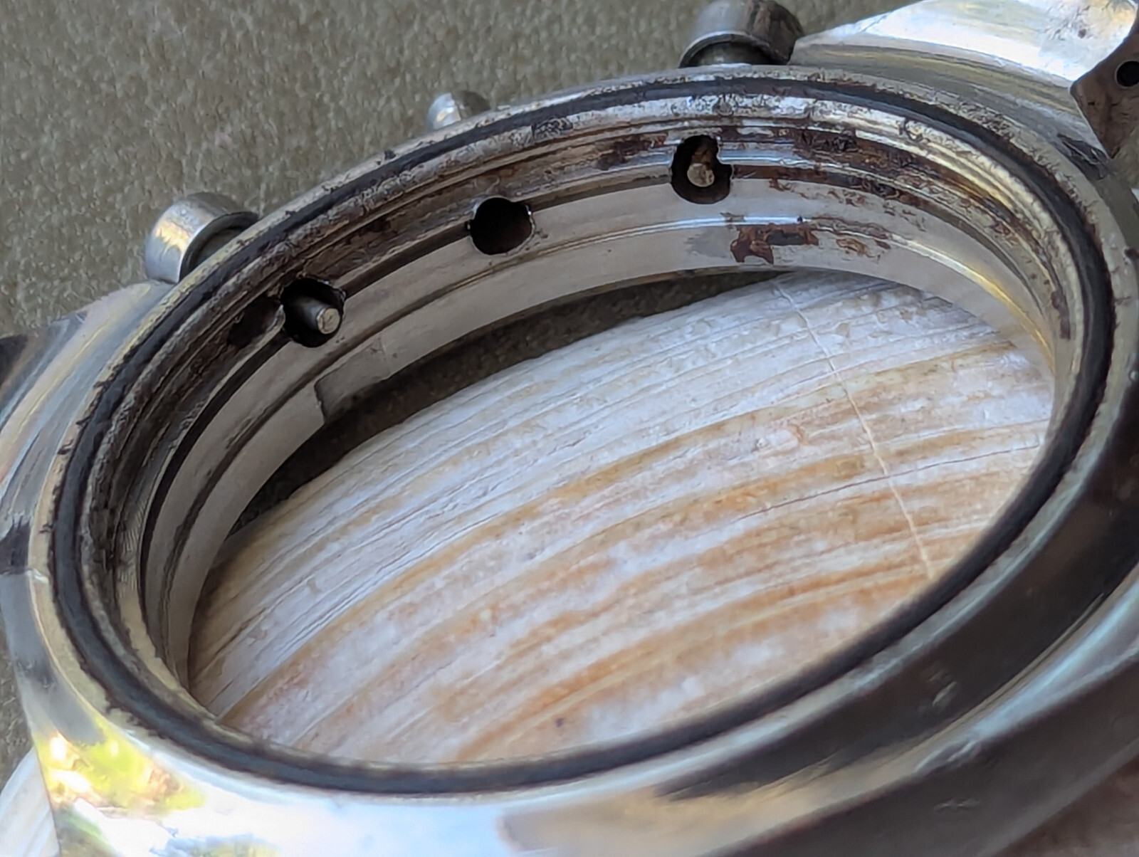 Vintage Wakmann 20 ATU ‘314/10’ Divers All SS 41 mm Chronograph Case & Pushers