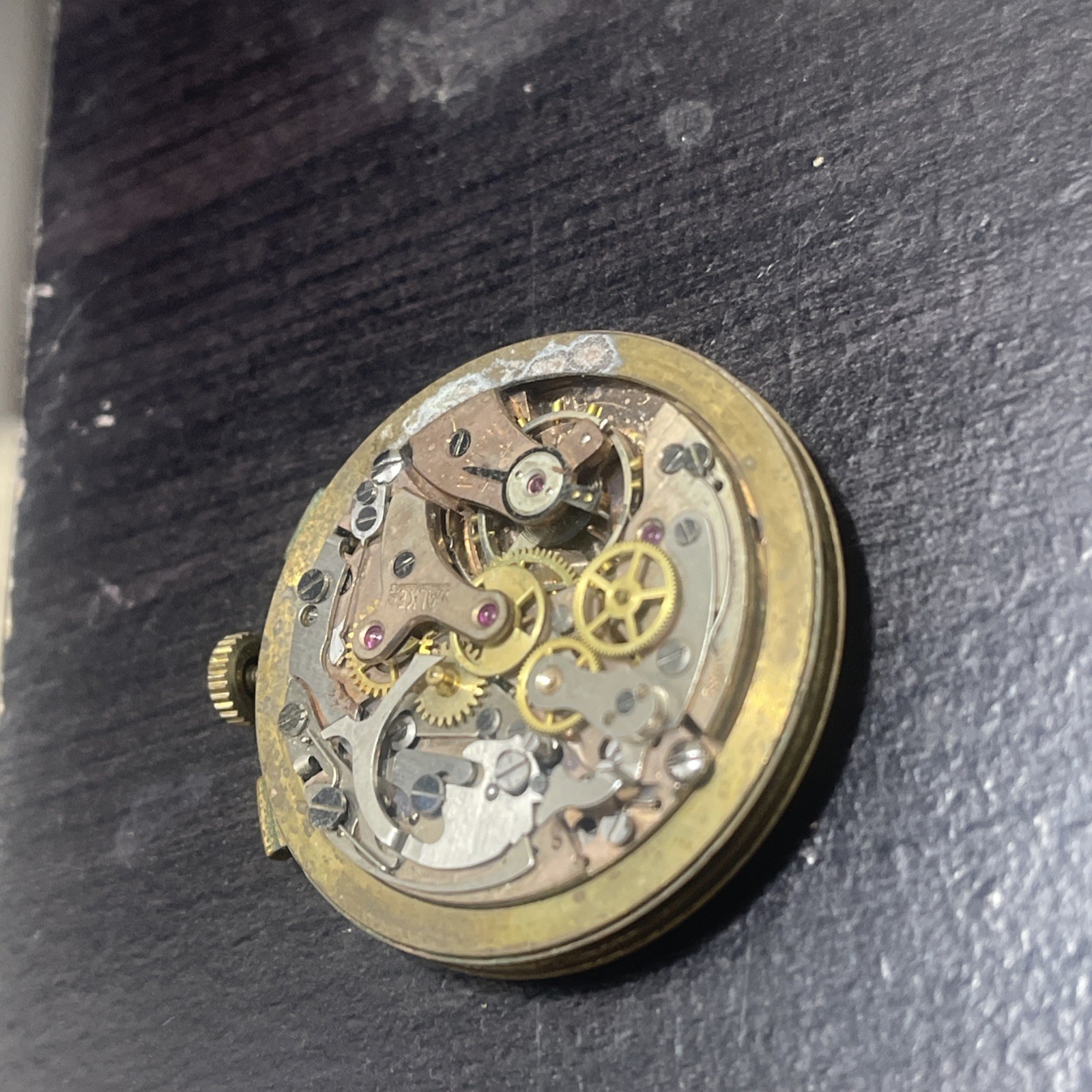 Vintage Chronograph walker ferrotex Movement & Dial Nobiles Swiss M