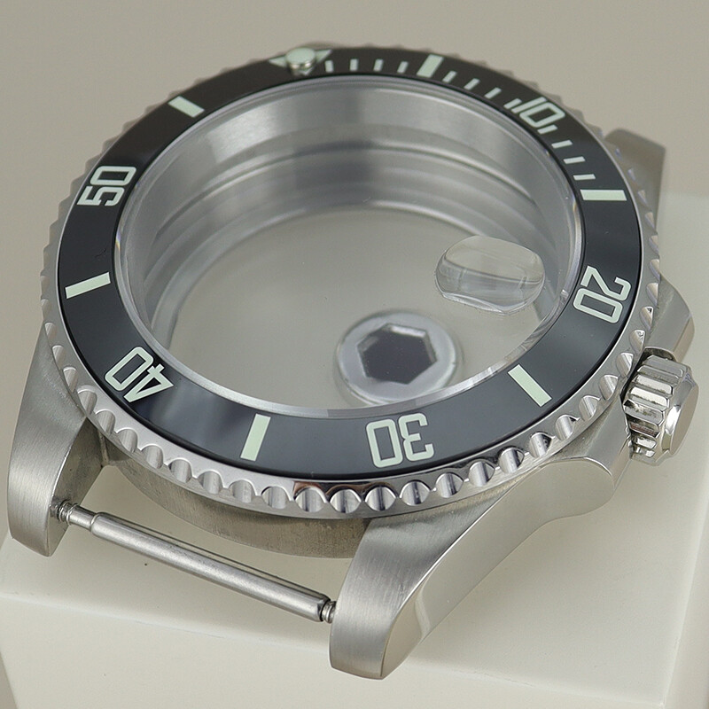 40mm Diver Watch Case Sapphire 3C Luminous Ceramic Bezel Seiko Nh35 2824Movement