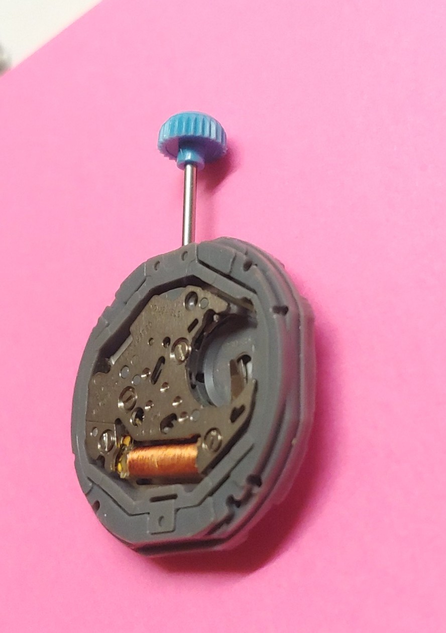 NOS Miyota SM90 -3 Hand Sun And Moon Movement. Sets, Runs, Keeps Time 24 Hrs.