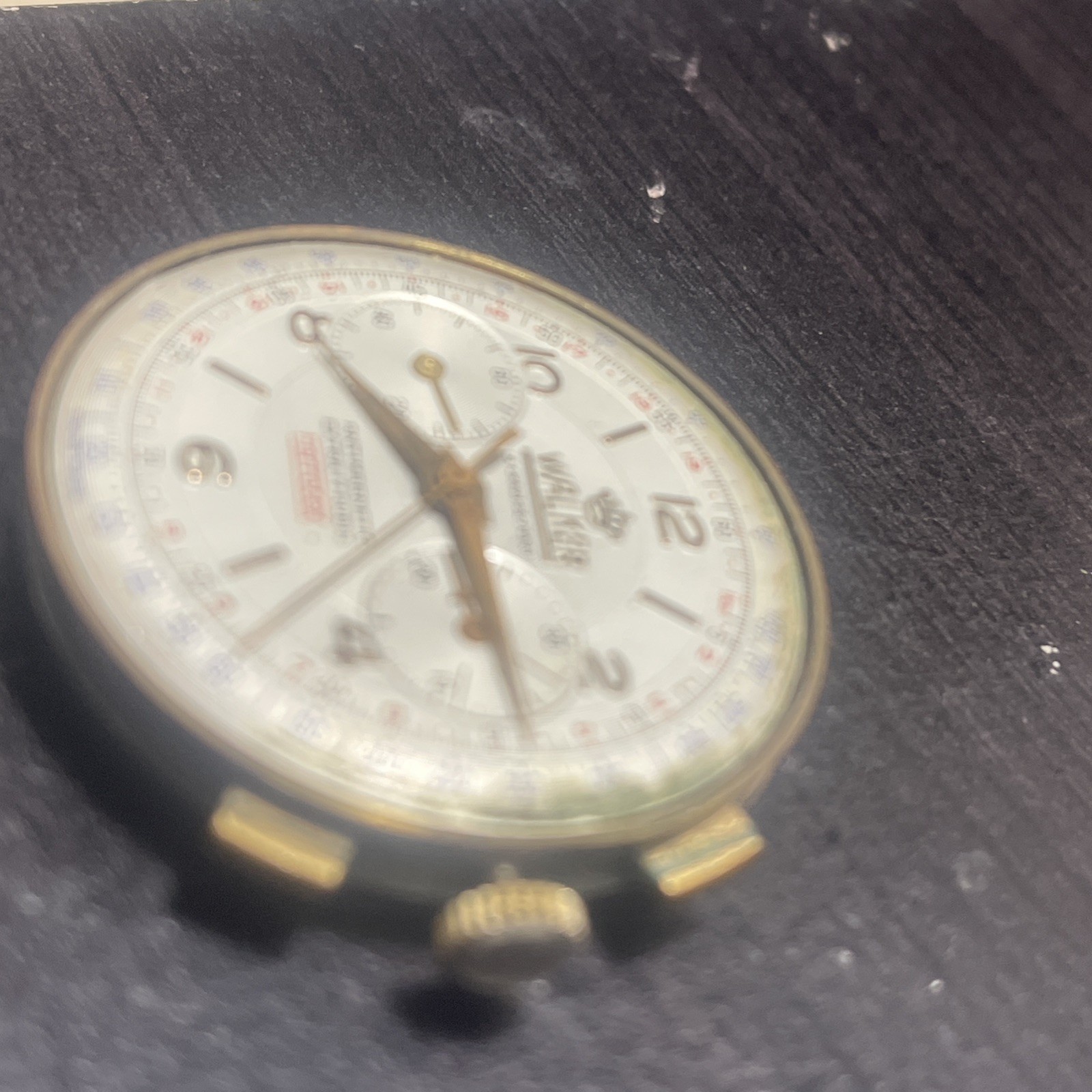 Vintage Chronograph walker ferrotex Movement & Dial Nobiles Swiss M