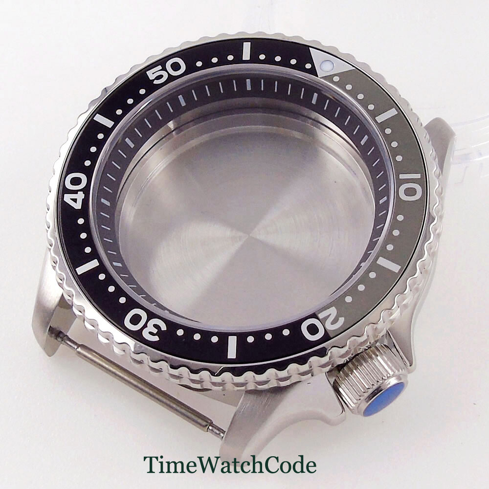 Fit NH35A NH36A 41mm Diver Mens Watch Case Alloy Bezel Insert 200M Waterproof