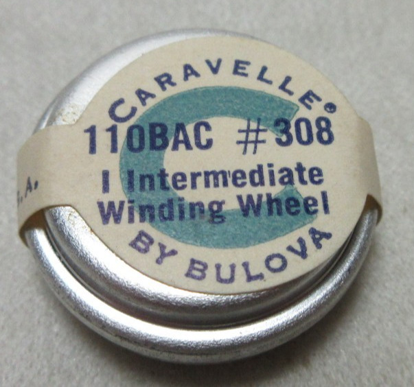 BULOVA CARAVELLE INTERMEDIATE WINDING WHEEL 11OBAC #308 REPLACEMENT #168