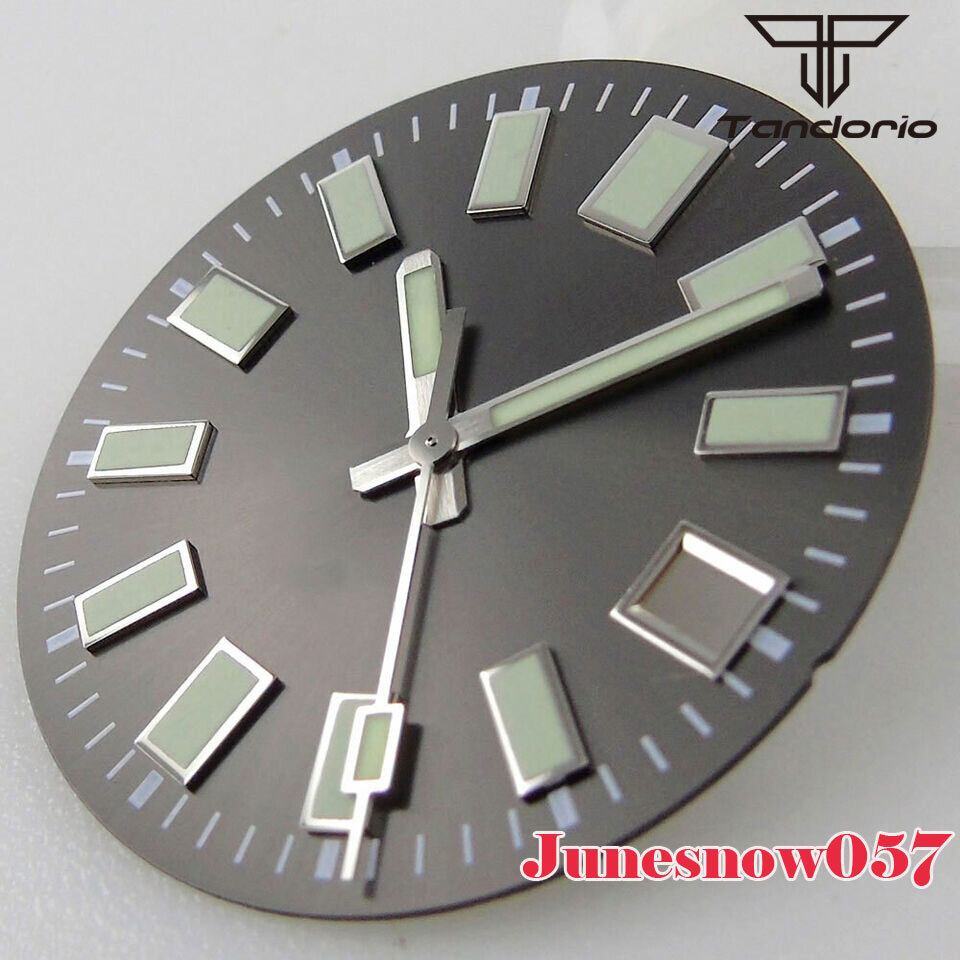 29MM Blue Gray Black Watch Dial 62MAS Men Fit NH35A NH36 SKX ETA2824 PT5000 Movt
