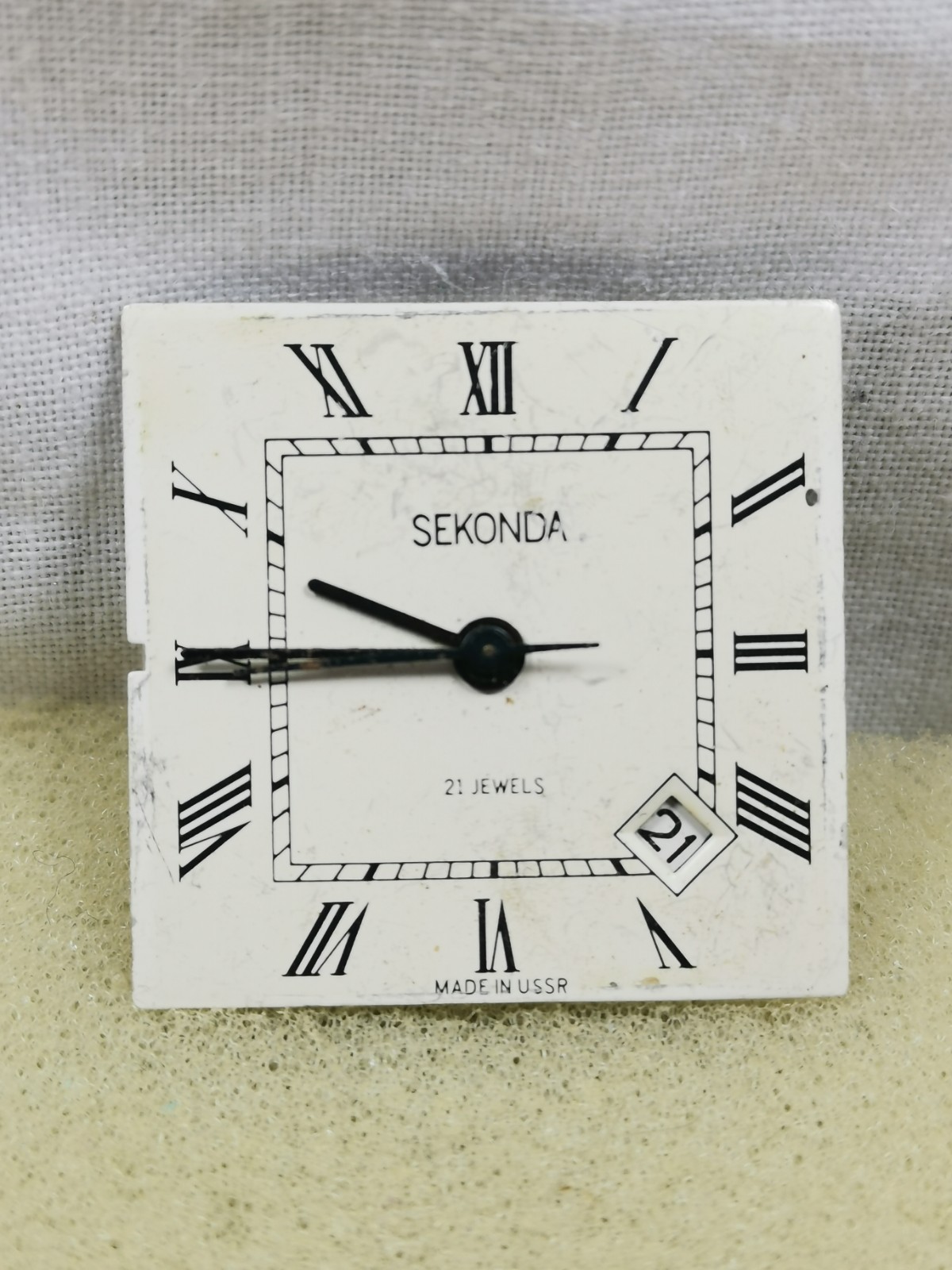 Slava Date 21J Cal. Slava 2414 USSR Wristwatch Movement Repair/Parts