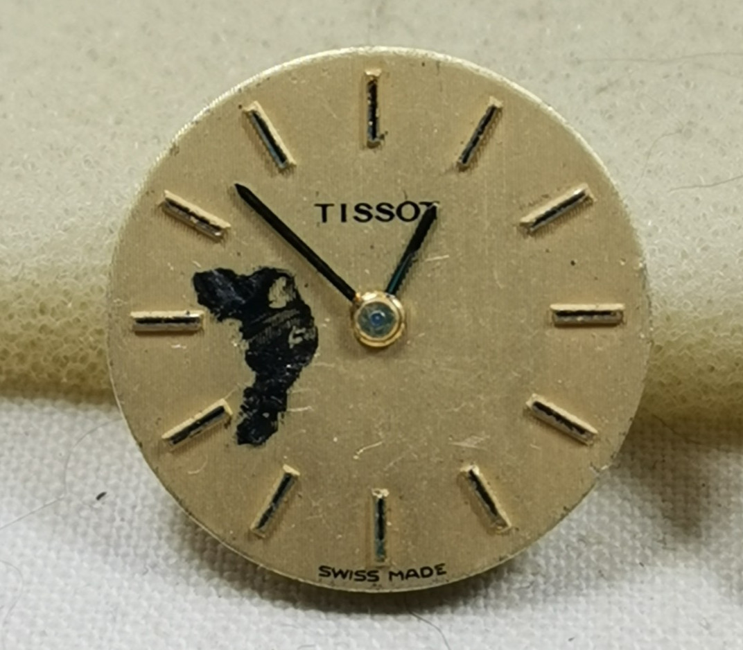 Lot 2 x Tissot 17J Cal. 2403 & 2180 Swiss Wristwatch Movement Repair/Parts