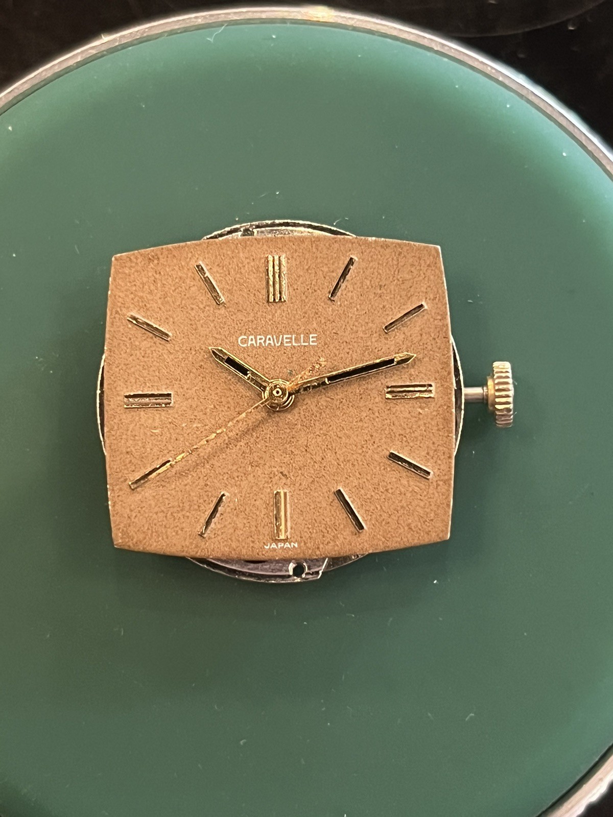 RUNNING Caravelle 11DP Watch Movement With Nice Dial Stem And Crown 7j