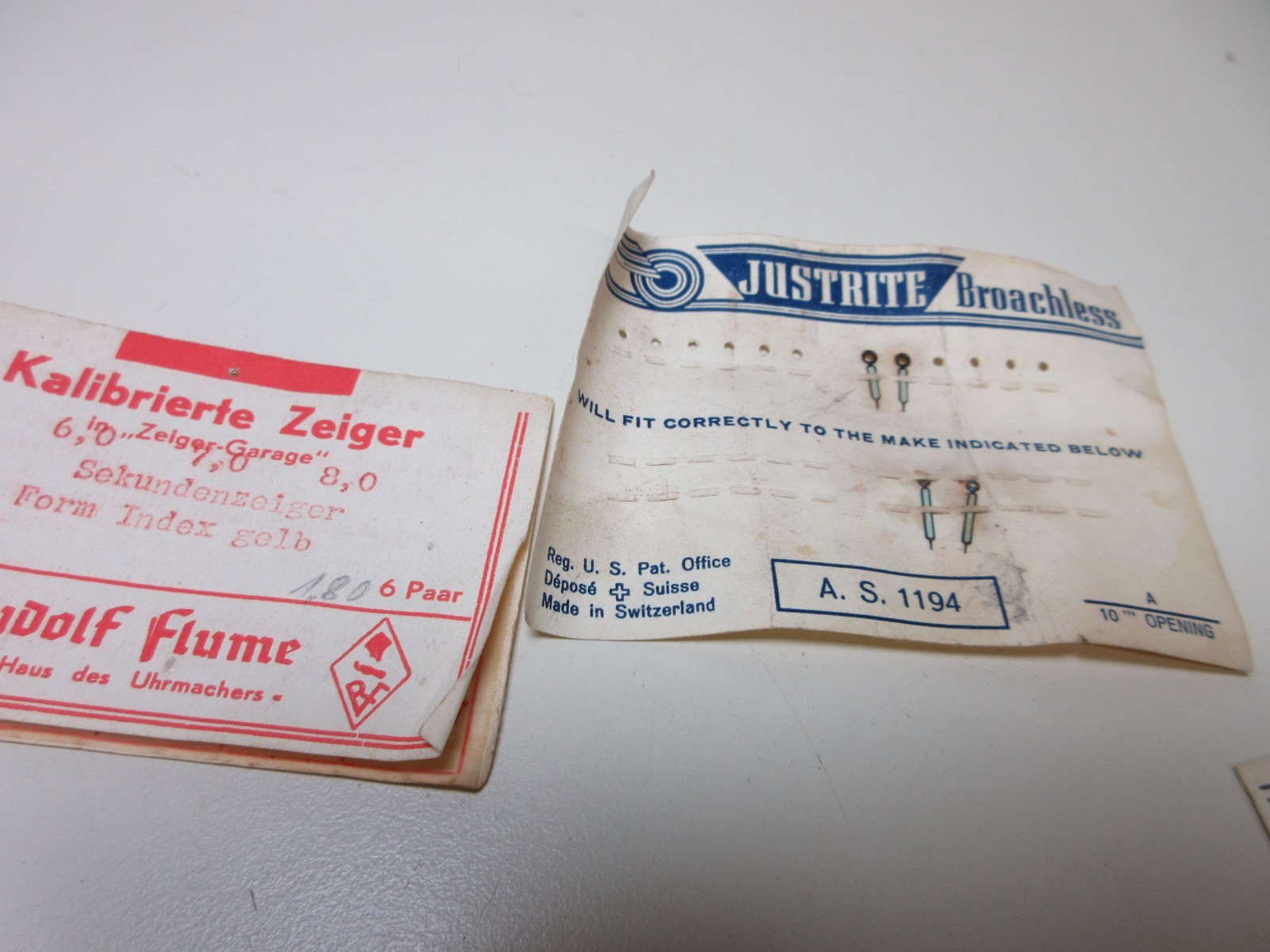 ASSORTED LOT WATCH HANDS LOT WATCHMAKER REPLACEMENT PARTS #247