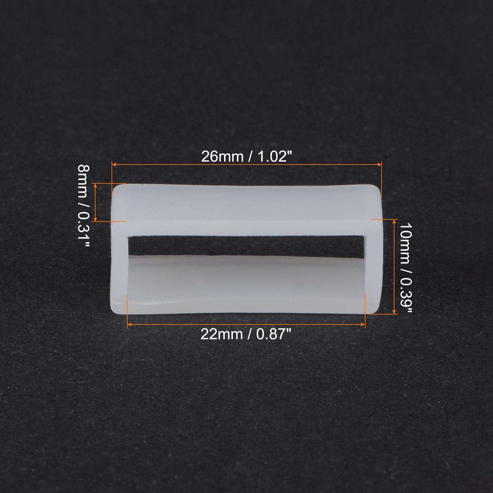 Watch strap Slots strap, for 22mm watch strap, transparent 4pcs