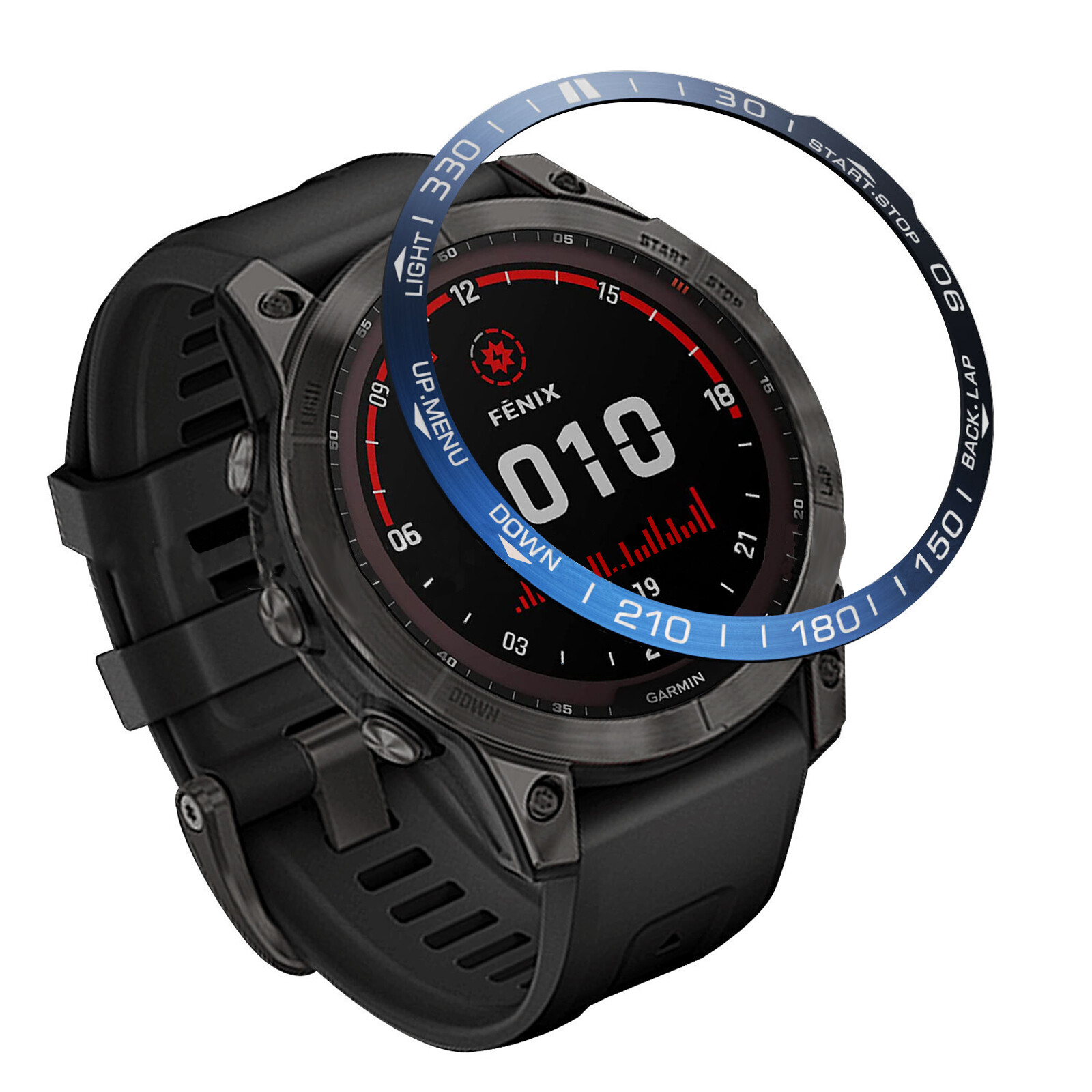 Watch Bezel Ring Protective Insert Bezel for Garmin Fenix 7X Watch Accessories