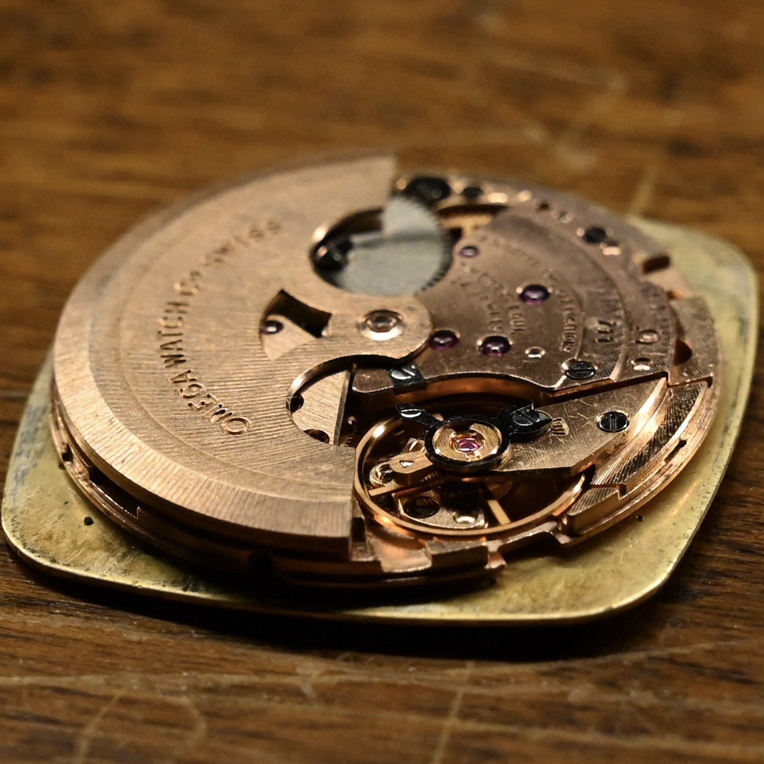 Omega De Ville Cal. 711 Automatic Watch Movement Dial Hands Crown Runs 24 Jewels