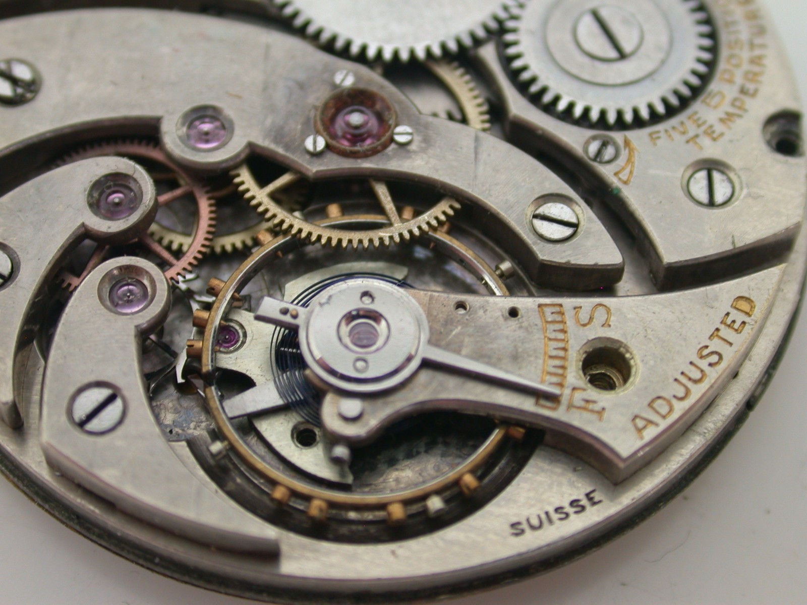 GRUEN VERITHIN, 17 JEWEL, SERIAL # 453074, 17 LIGNE MOVEMENT – 35MR22