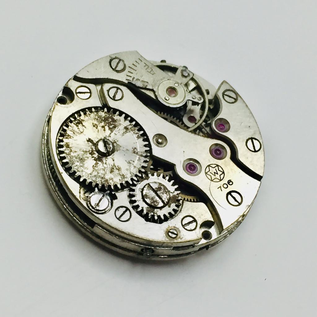 West End Watch CAl.706 Manual Winding Not Working Movement For Parts NQS66RM1