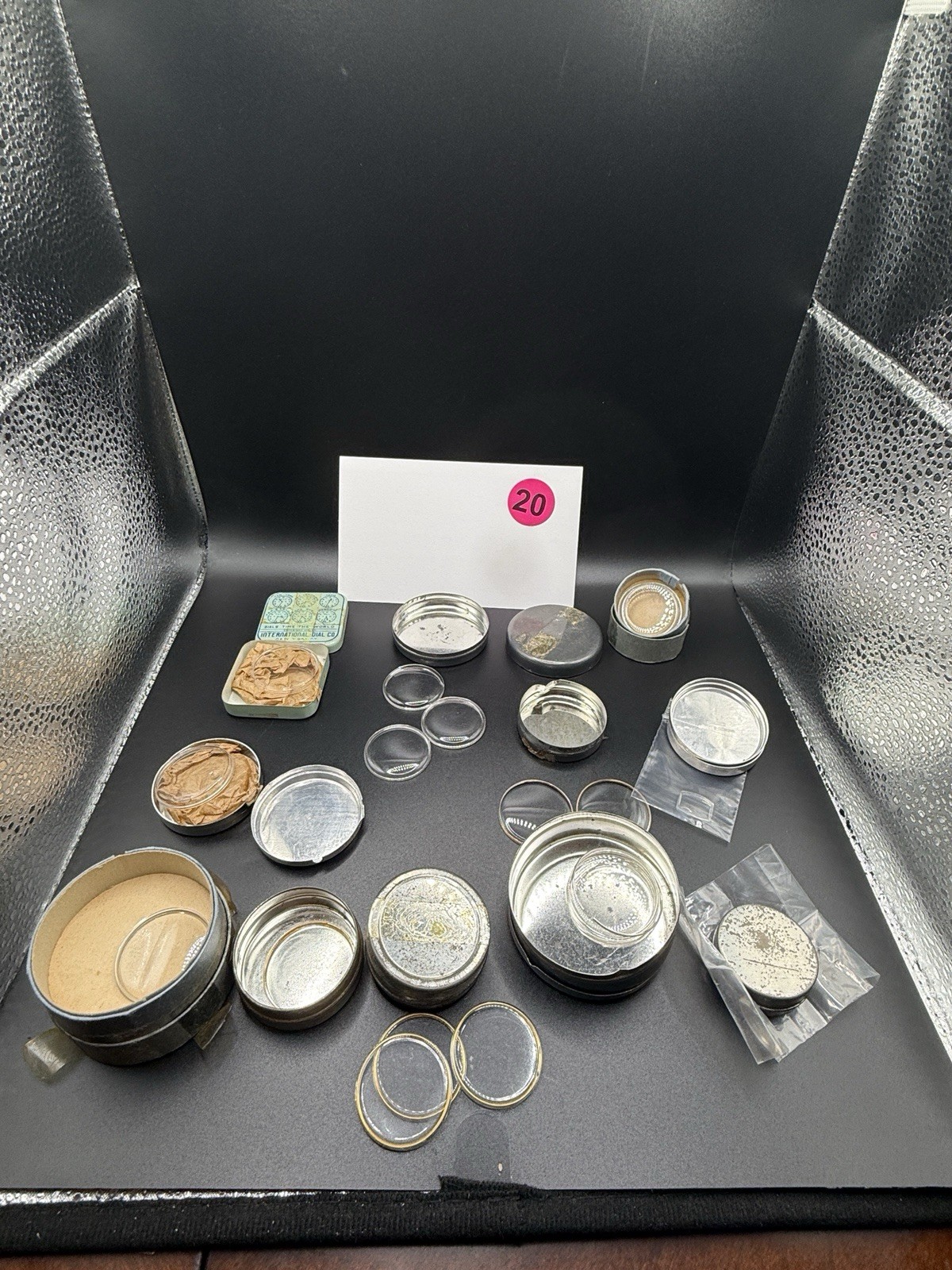 Lot #20 VTG Watch Crystals NOS Pocket & Wrist Watch Mixed Estate Watchmaker