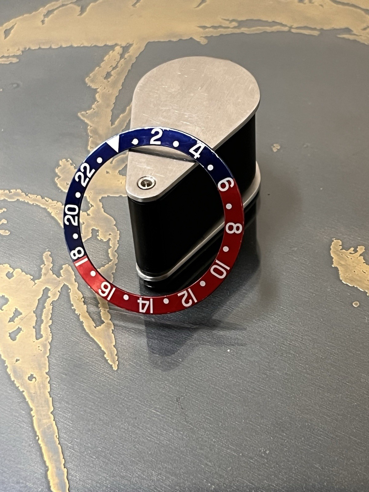 Vintage & Orig Rolex 1675 16750 GMT Red Blue Pepsi Insert Fat Font Oval 8s