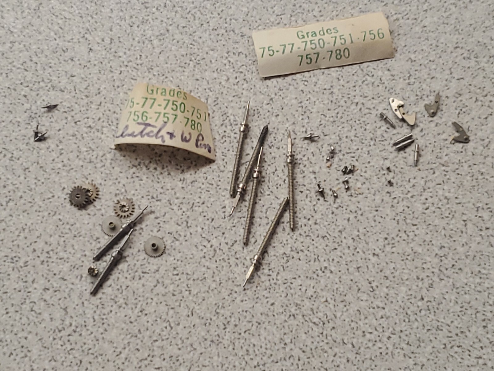 Lot Of Factory NOS Hamilton 21/0 Parts For Grades 75, 77, 750, 751, 756, 757,…