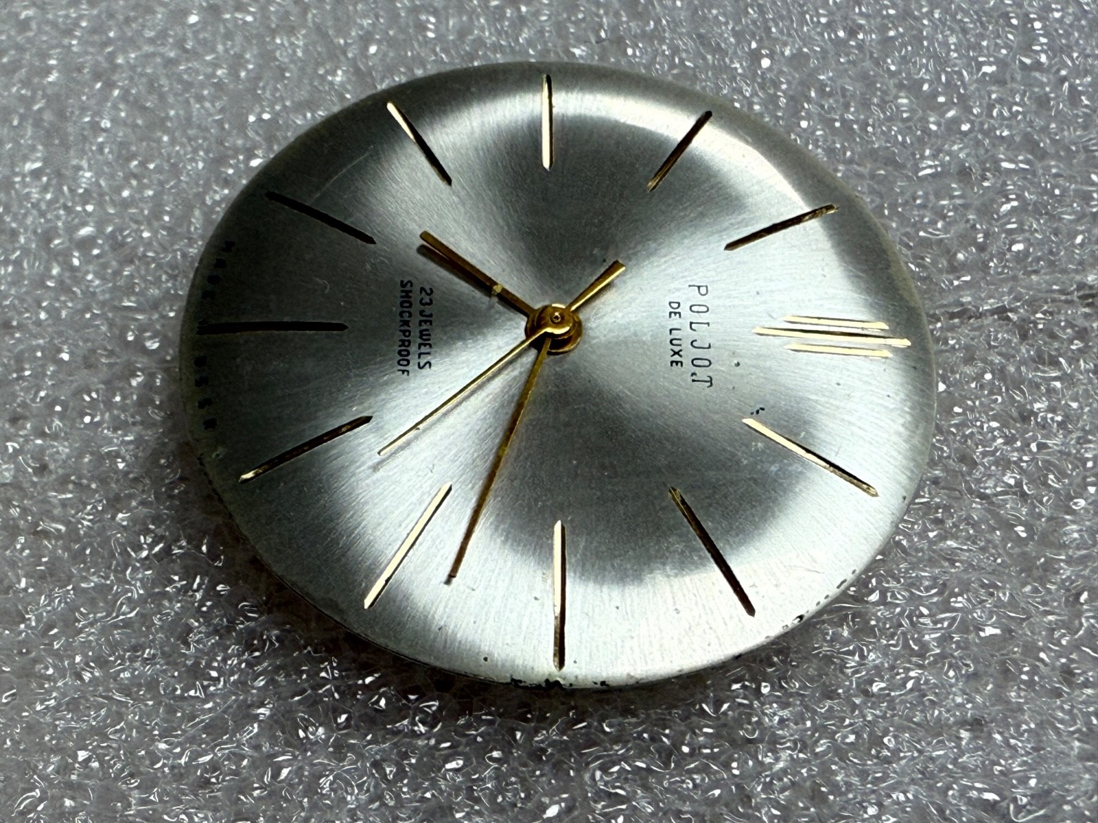 USSR POLJOT de LUXE movement 2209 caliber Gold Plated watch mechanism. FOR PARTS