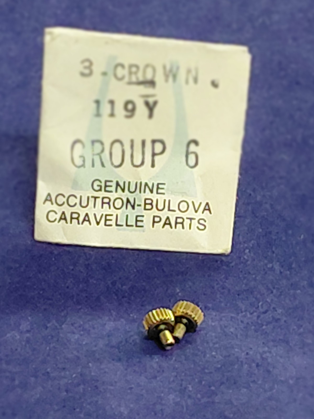 Bulova Crowns – Options to Choose Assorted Models & Styles NOS See List