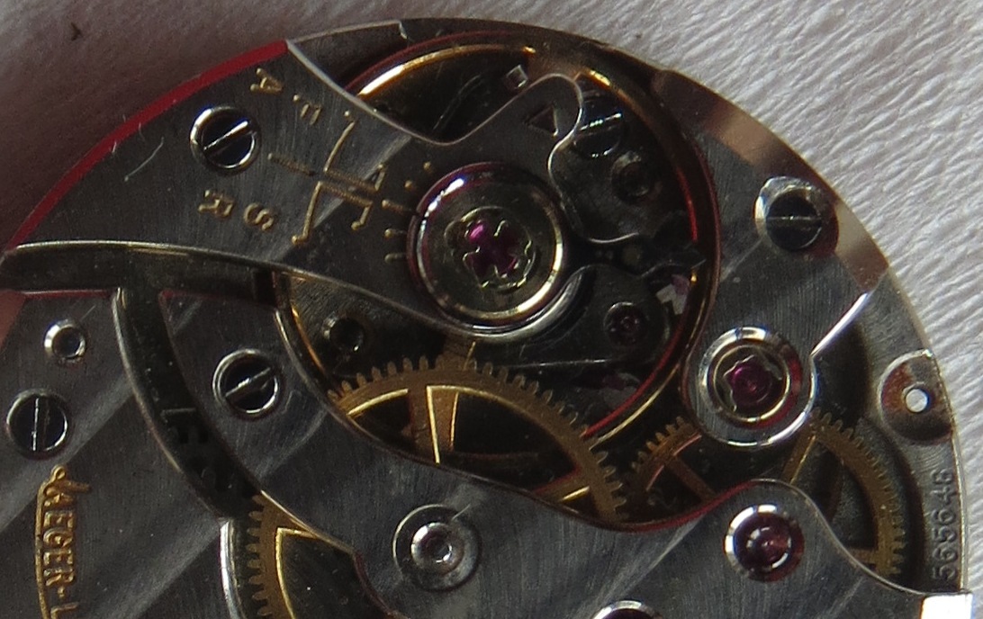 Jaeger LeCoultre mens wristwatch movement caliber 818, 21 mm. in diameter