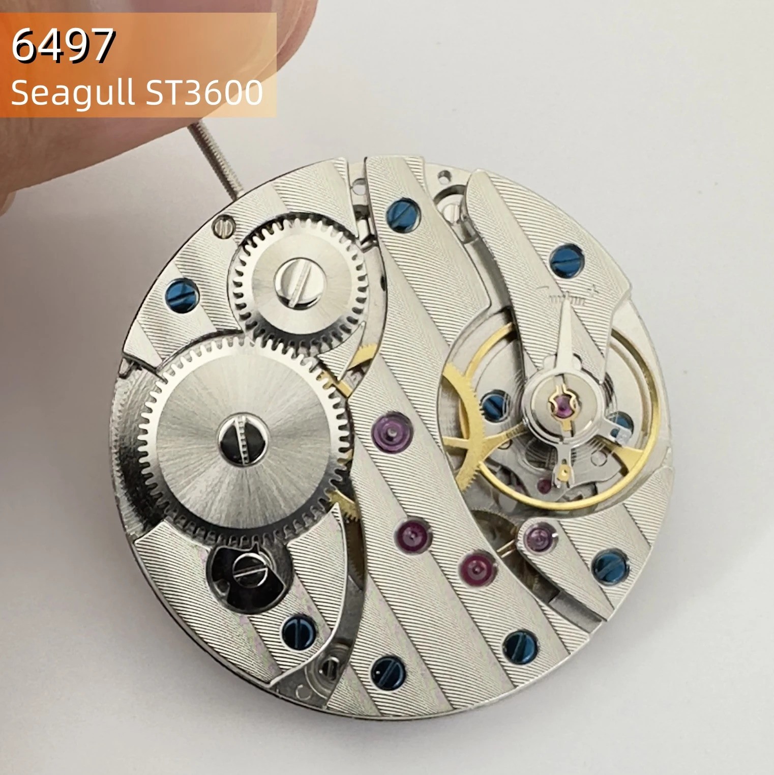 Genuine Seagull ST3600 17 Jewels Mechanical Watch Movement ETA 6497 Replace