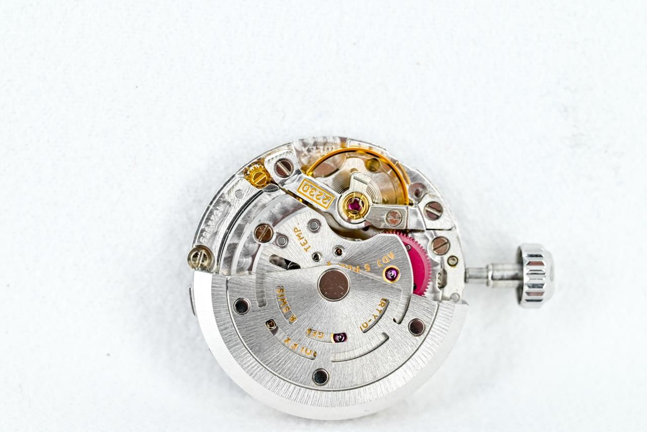 Rolex Wristwatch Complete Movement Calibre 2230 Plus Dial Hand Crown & Stem