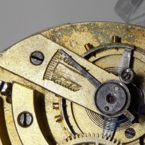 IWC 1888 International Watch Co. Schaffhausen 15J Pocket Watch Movement Parts